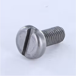 Vis métaux Tête cylindrique large TCL Fendue M1.6X10 Acier brut Autre références : 3617500111289 3663072077133
