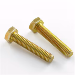 Vis métaux Tête hexagonale TH M6X8 Classe 6.8 Bichromaté Autre références : 3663072079878 M78114120 1CE30097 1CE30097 M781141 ...