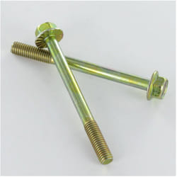 Vis Express - Corps de boulon filetage partiel Charpente Tête hexagonale th Embase collerette M16X180 Bichromaté-1 pièce