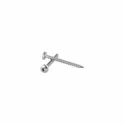 VBA Vis bois agglo Tête ronde TR TORX T25 6X120 Filetée sur 70 Inox A4 Autre références : 8045460 120/7