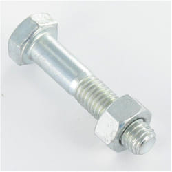 Vis Express - Boulon (vendu avec Ecrou) Tête hexagonale th M16X80 Classe 8.8 Acier zingué-1 pièce