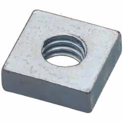 Ecrou carré M4 7X7X2.2 Acier zingué Diametre = M4, Epaisseur = 2.2, Revetement De Surface = Zingue Blanc, Matiere = Acier, Fa ...