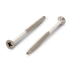 Vis bois et agglomeré VBA Tête fraisée TF Pozi N°2 4X45 Filetage partiel Inox A4-1 piece