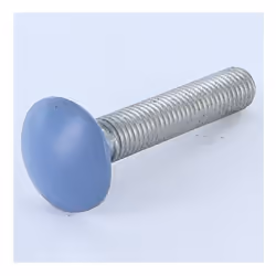 TRCC JAPY tête ronde collet carré M7X40 Pas de 100 Filetage total Aluminium RAL5014 30%B Autre références : 3617501098121 366 ...