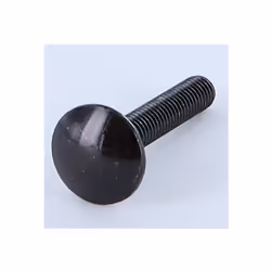 TRCC JAPY tête ronde collet carré M7X45 Pas de 100 Filetage total Acier zingué noir Autre références : 3473571370792 8606 38  ...