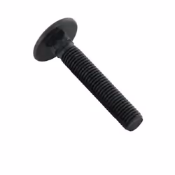 TRCC JAPY tête ronde collet carré M8X110 Filetage total Acier zingué noir Autre références : 3617501092372 BOU8110N