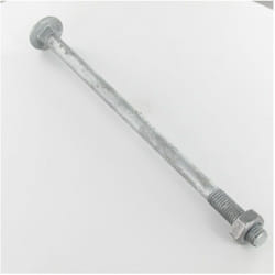Vis Express - Boulon (vendu avec Ecrou) trcc japy tête ronde collet carré M10X180 Filetage partiel Forte tenue à la corrosion-1 pièce