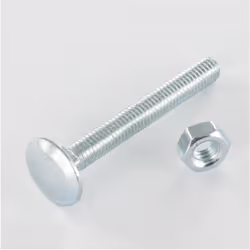 Boulon (vendu avec Ecrou) TRCC JAPY tête ronde collet carré M12X160 Filetage total Acier zingué Autre références : 3617501167 ...