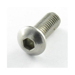 Vis Express - Vis métaux bhc (Tête Bombée Hexagonal creux) M5X10 Filetage total Classe 10.9 Clé de 3 HC3 Acier zingué-1 piece