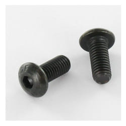 Vis métaux bhc (Tête Bombée Hexagonal creux) M6X16 Filetage total Classe 10.9 Clé de 4 HC4 Acier zingué noir-1 pièce
