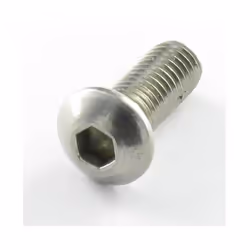 Vis métaux BHC (Tête Bombée Hexagonal creux) M8X16 Filetage total Classe 10.9 Clé de 5 HC5 Acier zingué Autre références : 36 ...