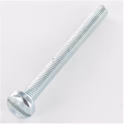 Vis métaux Tête cylindrique large TCL Fendue M3X15 Acier zingué Autre références : 3617500110978 3663072104037