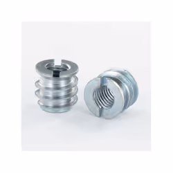 Insert fileté bois fendu Acier zingué M8 14X17 Autre références : 3617501226067 1QVIS000NI FX95004289 INSERT14/17 005482 INSE ...