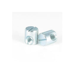 Plot fendu Acier zingué 16X12 Taraudé M6-1 piece