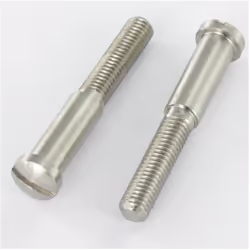 Vis métaux Tête cylindrique TC Fendue Epaulé M5X21 8X40.3 Inox Autre références : 3617500605245 39781