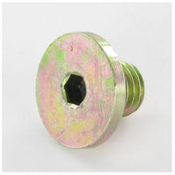 Vis métaux Bichromaté Tête plate 20X13 M10X10 Clé de 5 HC5 XC18-1 piece