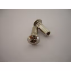 Ecrou Relieur Tête Poelier tête ronde large TRL Pozi M4X9 5X15 Acier nickelé Autre références : ART.636 KPUN772A VRFM415 3742 ...