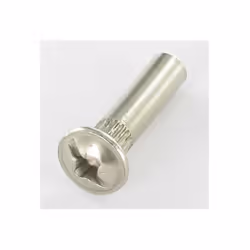 Ecrou Relieur Pozi et fendu M4X15 5X20 Acier nickelé Autre références : 565A004020 03045130 DOU 4 20 310798 03045130
