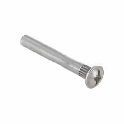 Ecrou Relieur Tête Poelier tête ronde large Tête ronde large Pozi et fendu M4X15 5X40 Acier nickelé Autre références : 366307 ...