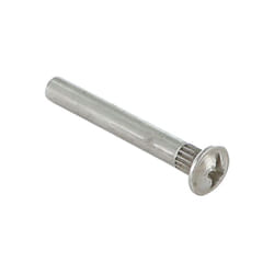 Vis Express - Ecrou Relieur Tête Poelier tête ronde large Tête ronde large Pozi et fendu M4X15 5X40 Acier nickelé-1 piece