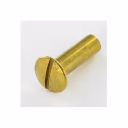 Écrou Relieur Tête fraisée bombée TFB Fendue M4X13 5.4X19 Laiton Autre références : 3663072123816 18367