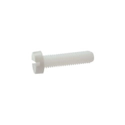 Vis métaux Tête cylindrique TC Fendue M8X10 Polyamide 6.6 nylon naturel-1 piece