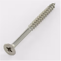 VBA Vis bois agglo Inox A2 Tête fraisée TF Pozi 6X160 Filetée sur 70 Autre références : 623056X160 FIX000505 0FIX200200 0FIX2 ...