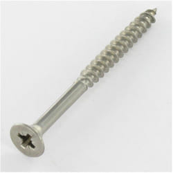 Vba Vis bois agglo Inox A2 Tête fraisée tf Pozi 6X160 Filetée sur 70-1 piece