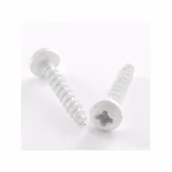Vis bois et agglomeré VBA Inox A2 Tête ronde TR Pozi 3.5X20 Laqué blanc Autre références : 3617500402653