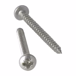 Vis bois et agglomeré VBA Inox A2 Tête ronde TR Pozi 4X10 Autre références : 623064X10 VISBOISRZ4 1