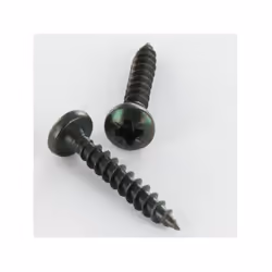 VBA Vis bois agglo Inox A2 Noir Tête ronde TR Pozi 4X25 Autre références : 3617500241702