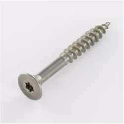 VBA Vis bois agglo Inox A2 Tête fraisée TF 5X80 Filetée sur 50 TORX T25 Autre références : 9047250 80/50 AR01601 A00001472 QV ...