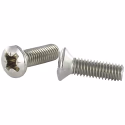Vis métaux Inox A2 Tête fraisée bombée TFB Pozi M3X10 Autre références : 622213X10 A436615000