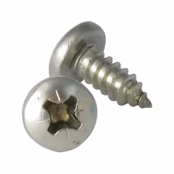 Vis tôle Inox A2 Tête cylindrique large TCL Pozi 2.9X13 Autre références : 624052,9X12, 6420026 A010432 703050W 5170014 40485 ...
