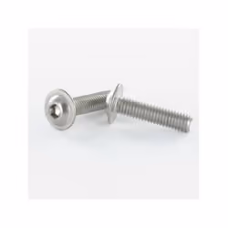 Vis métaux BHC (Tête Bombée Hexagonal creux) Embase collerette M5X8 Clé de 3 HC3 Inox A2 Autre références : 000604 ZBHC20508  ...