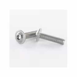 Vis métaux BHC (Tête Bombée Hexagonal creux) Embase collerette M8X50 Clé de 5 HC5 Inox A2 Autre références : 3617500265920 AR ...