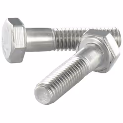 Corps de boulon filetage partiel Tête hexagonale TH 1/4X 2" Filetage partiel UNC ou equivalent BSW pas anglais WHITWORTH Inox ...
