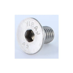 Vis métaux Inox A2 FHC tête fraisée empreinte hexagonale creuse Clé de 6 HC6 M10X16 Filetage total-1 piece