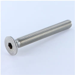 Vis métaux Inox A2 fhc tête fraisée empreinte hexagonale creuse Clé de 6 HC6 M10X120 Filetage total-1 piece