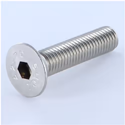 Vis métaux Inox A2 FHC tête fraisée empreinte hexagonale creuse Clé de 8 HC8 M12X30 Filetage total Autre références : 3663072 ...
