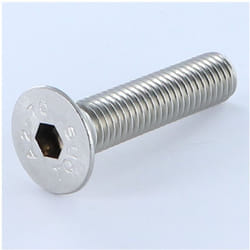 Vis métaux Inox A2 fhc tête fraisée empreinte hexagonale creuse Clé de 8 HC8 M12X40 Filetage total-1 piece