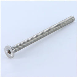 Vis métaux Inox A2 FHC tête fraisée empreinte hexagonale creuse Clé de 3 HC3 M5X60 Filetage total-1 piece