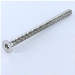 Vis métaux Inox A2 fhc tête fraisée empreinte hexagonale creuse Clé de 4 HC4 M6X60 Filetage total-1 piece