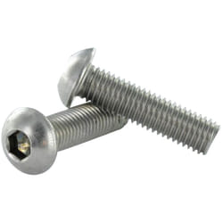 Vis métaux Inox A2 bhc (Tete Bombée Hexagonal creux) M4X25 Filetage total Clé de 2.5 HC2.5-1 pièce