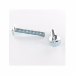 Vis Poelier tête ronde large TRL Fendue En Croix M6X45 Filetage total Inox A2 Autre références : 2512926 45