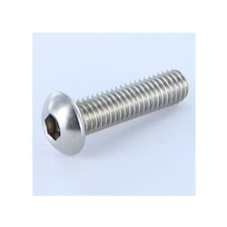 Vis métaux bhc (Tête Bombée Hexagonal creux) M6X25 Filetage total Clé de 4 HC4 Inox A4-1 piece