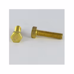 Vis métaux Laiton Tête hexagonale TH M5X20 Autre références : 3617501213920 26P6A0H VHZ05020 VVH5.20..L 933M5X20LAIT A102116  ...
