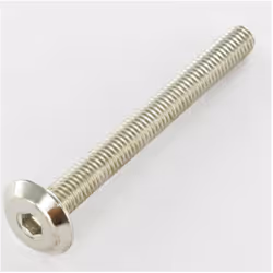 Vis métaux tête plate Clé de 4 HC4 M6X60 Acier nickelé Autre références : 3663072180062 PR0853 VSMX6 60NI /VI660.001
