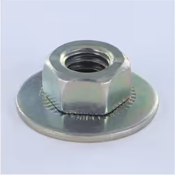 Ecrou Twolok cs(avec rondelle contact striée) M4 Rondelle M4X10.2X4.6 Acier zingué Autre références : 45.04.02 LDU21618000 BO ...