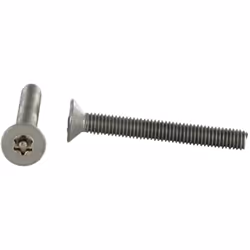 Vis métaux Inox A2 Inviolable Tête fraisée TF TORX T30 + Téton M6X16 Autre références : 3617500230690 VIS0715